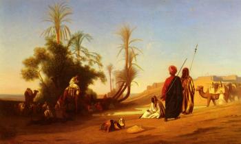 Charles Theodore Frere : Rest at the Oasis